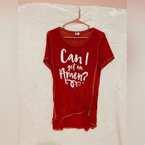 Red Religious T-Shirt